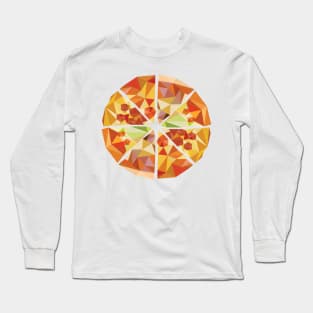 Geometric pizza Long Sleeve T-Shirt